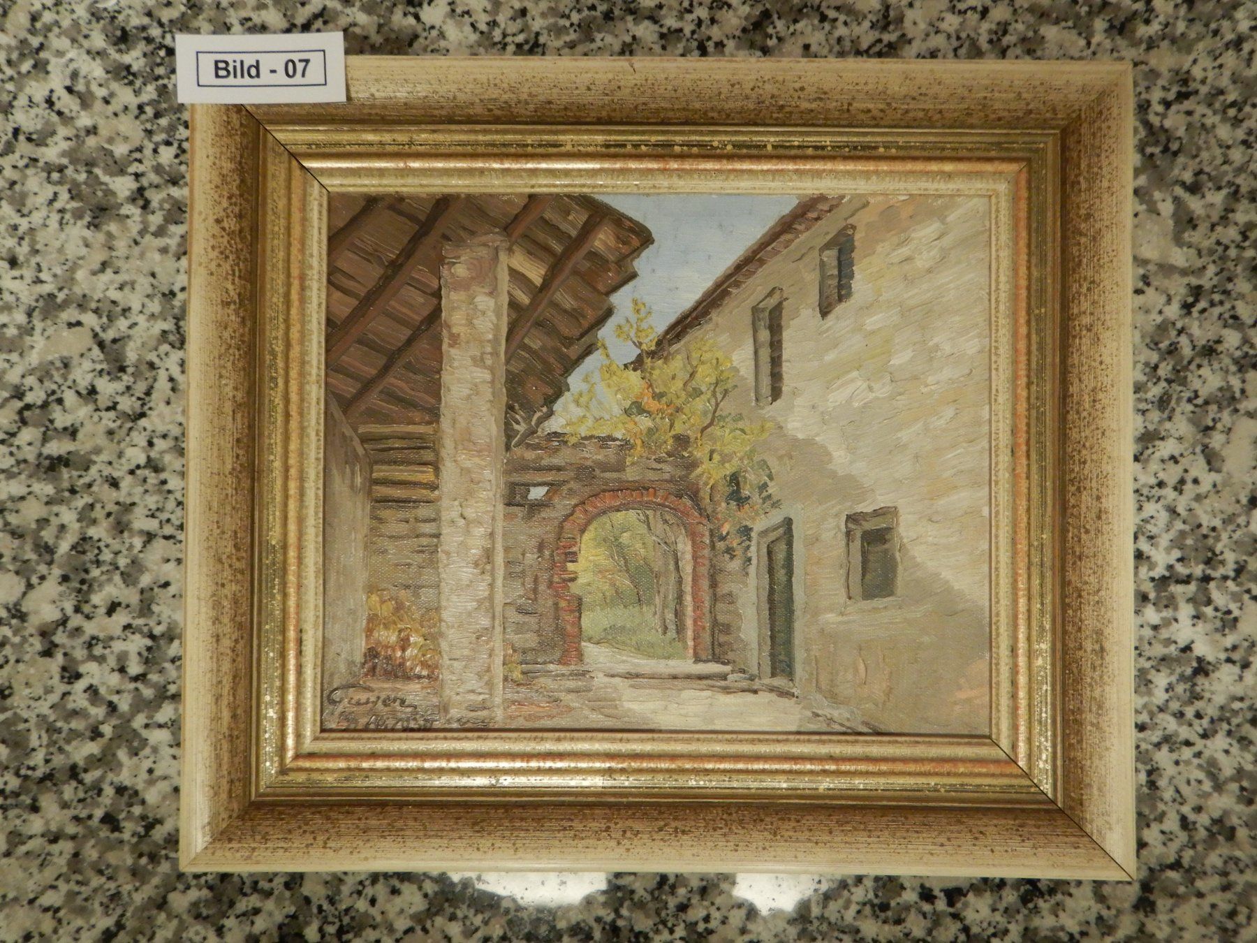 Dipinti: Innenhof – Usato da Wetzikon ZH venduto da mar_v5x7