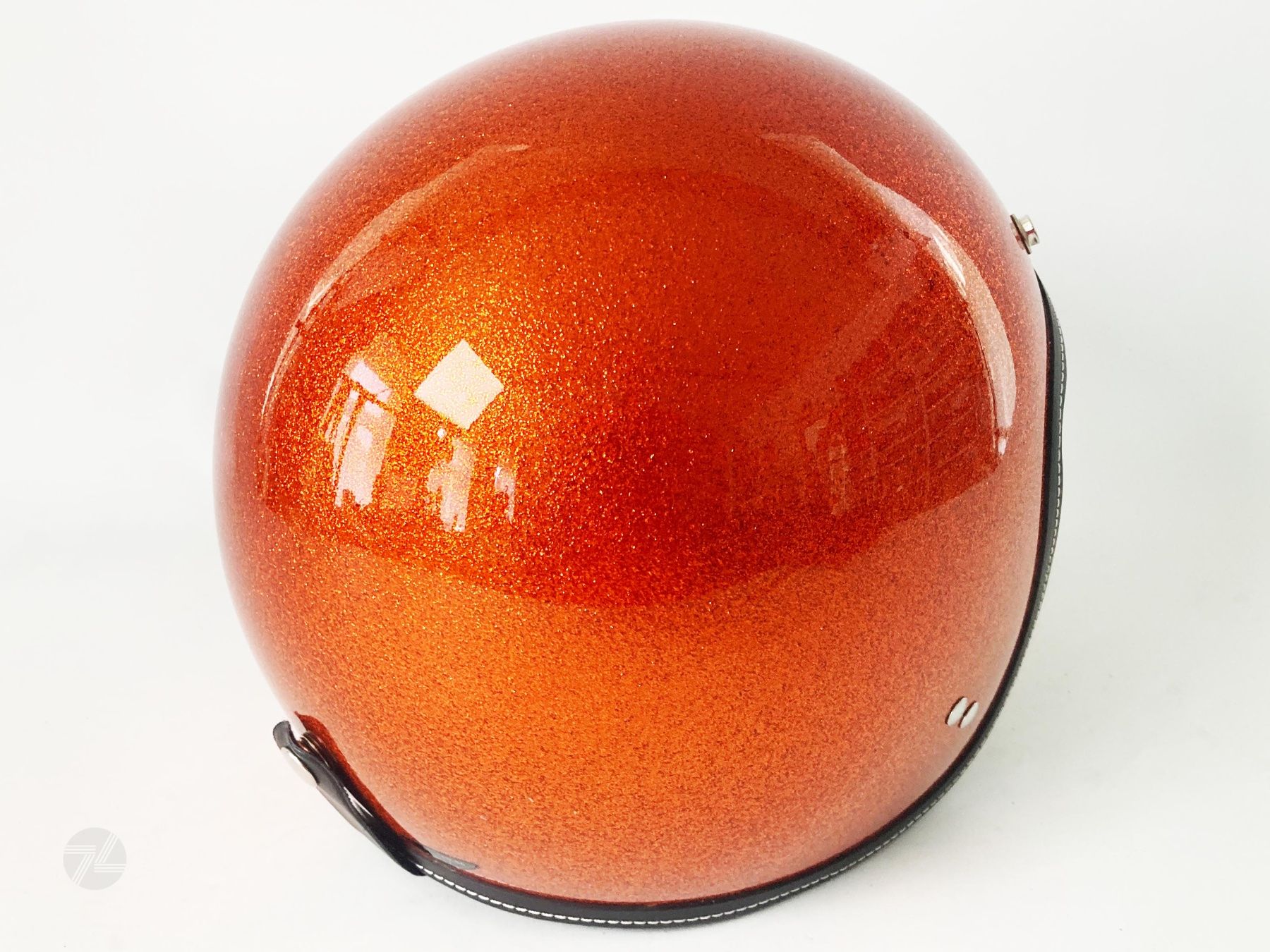 AGV Helme & Visiere: Motorradhelm Orange Flake Glitzer 1970s Design Style Helm – Neu (gemäss Beschreibung) aus Wetzikon ZH von cyan74 2