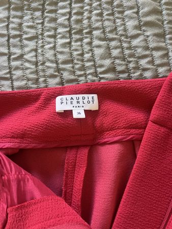 Claudie Pierlot Hose rot Grösse 36 in gutem Zustand