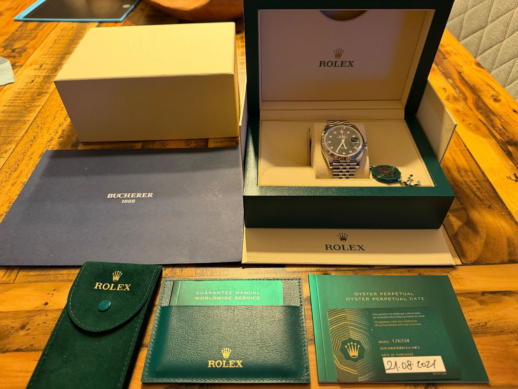 Rolex Orologi: ROLEX Datejust Diamond 41mm – Usato da Wiesendangen venduto da Taison93 4