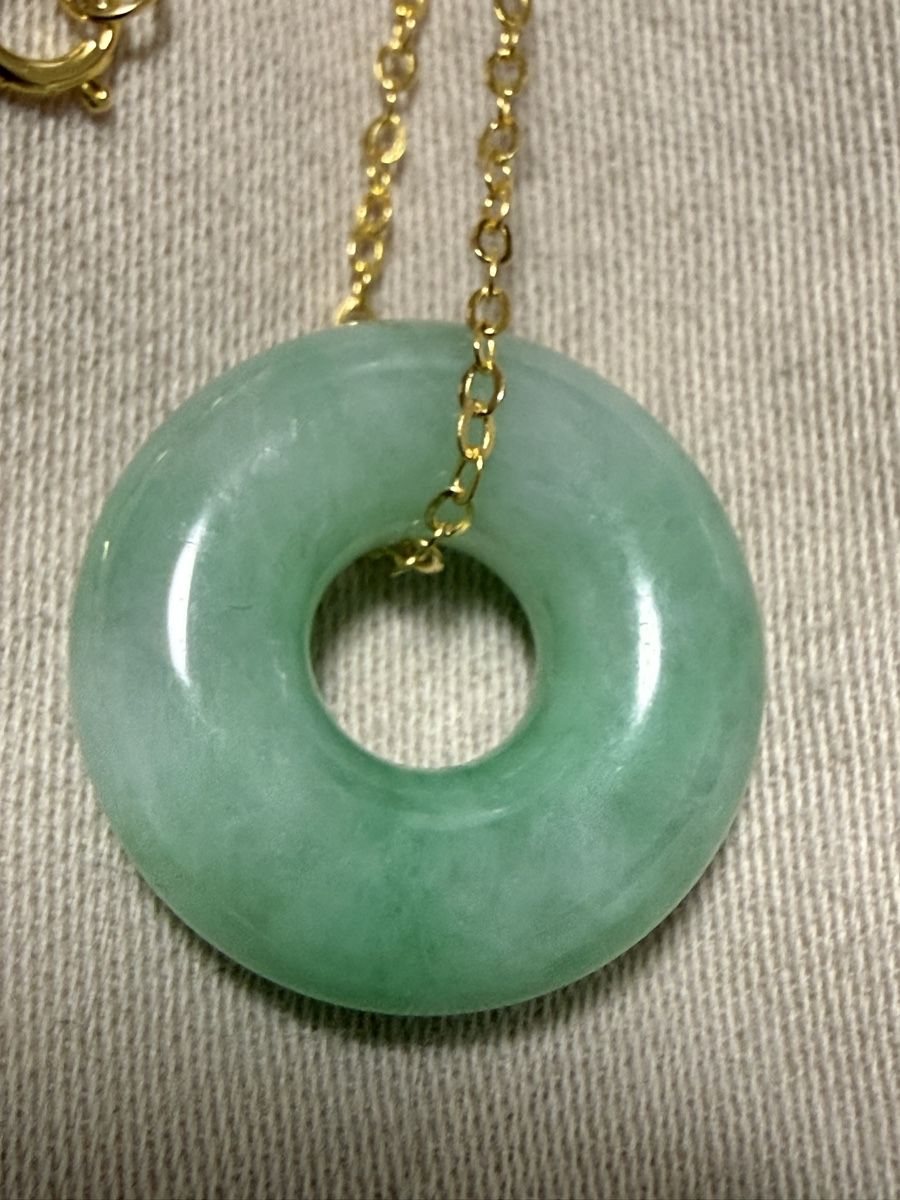 Ketten: Birmanische Jadeite Kette – Neu (gemäss Beschreibung) aus Oberhof von RealStone