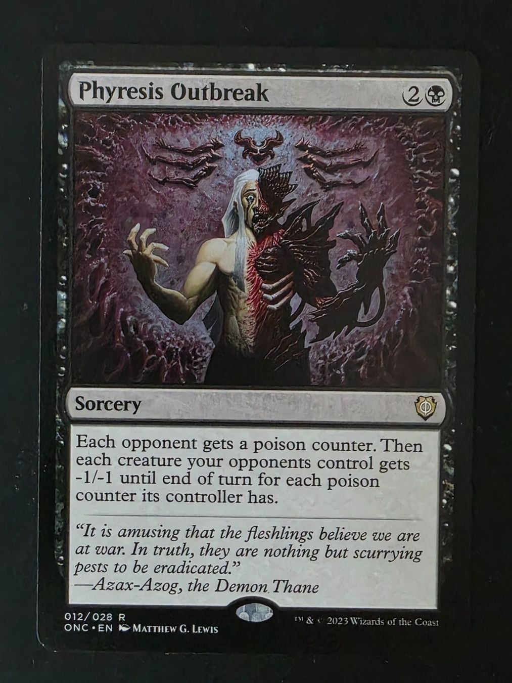 Magic The Gathering Cartes à collectionner: Phyresis Outbreak - MTG – D'occasion à Zürich par Semagets