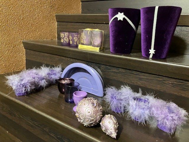 Alle Dekorationen: violettes deko set – Gebraucht aus Schwarzenberg LU von kindler007 1