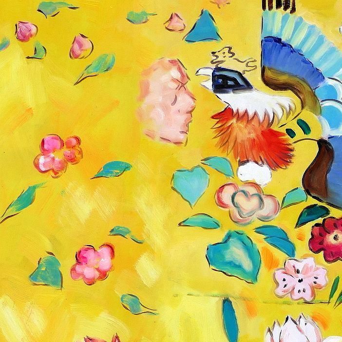 Riproduzioni & Creazioni: Gustav Klimt - Frau mit Fächer – Nuovo (secondo la descrizione) da Larnaca venduto da KunstDepot24 1