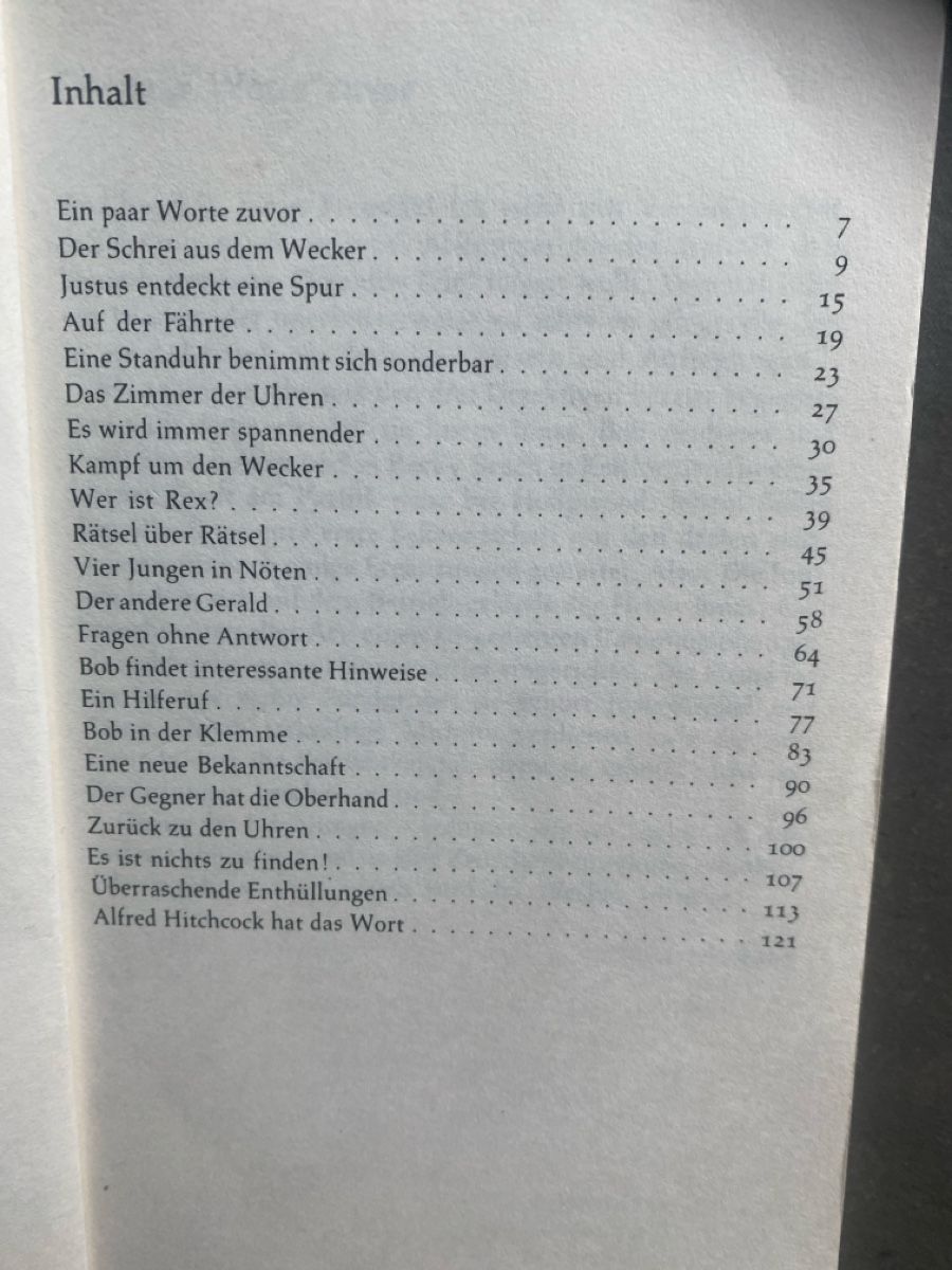Libri:  Hitchock: die drei... und der Wecker  – Usato da Dallenwil venduto da kavogt6 2