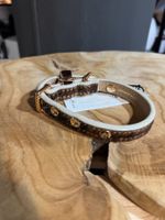 Lederhalsband Hund Echtleder handgemacht XS - Echtfell