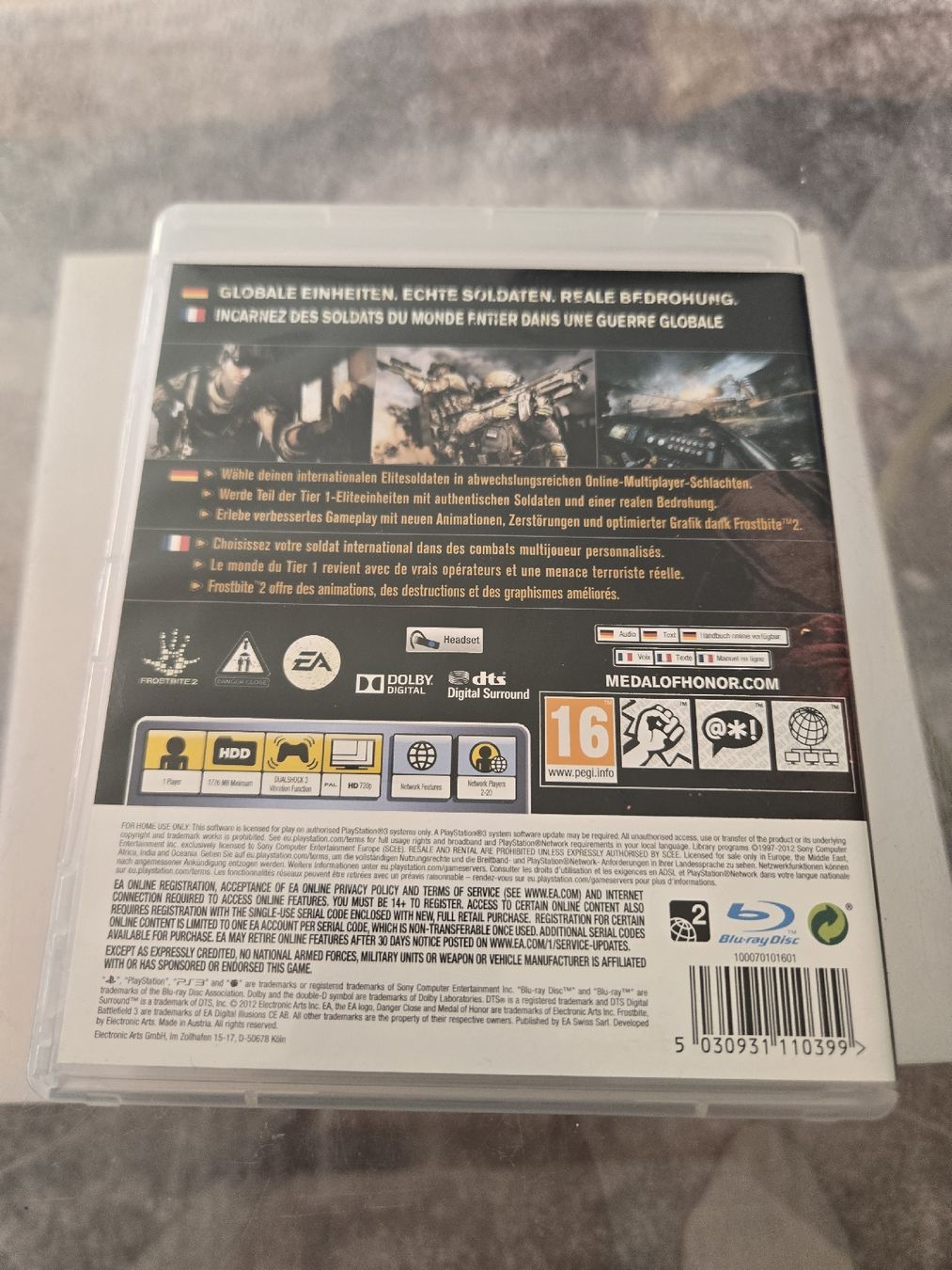 Giochi: Medal of Honor Warfighter PS3 – Usato da Bussigny venduto da Kfdlt 1