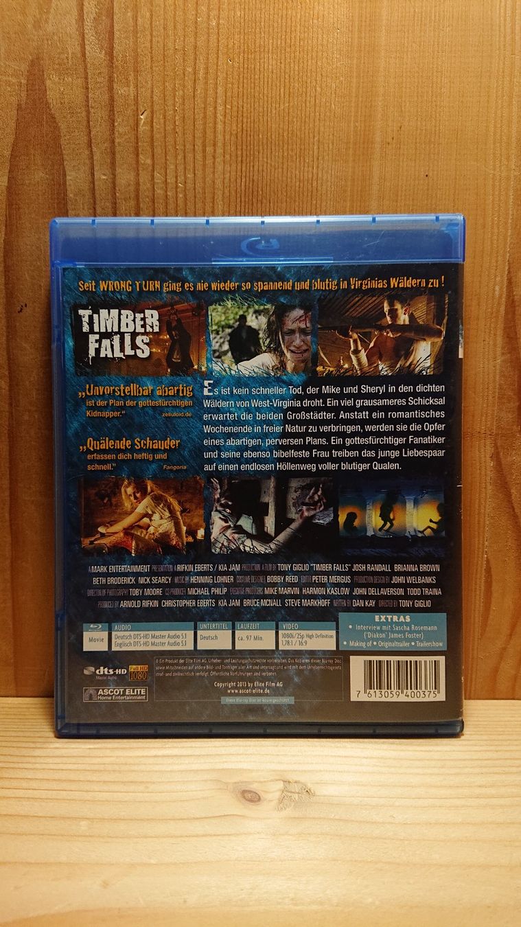 Alle DVDs: TIMBER FALLS Blu-Ray – Gebraucht aus Wilderswil von Exebub 1