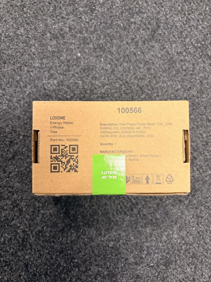 Misurare: Loxone Energy Meter 1-Phase 100566 Originalverpackt – Nuovo e nell'imballaggio originale da Dussnang venduto da Kittkitt10