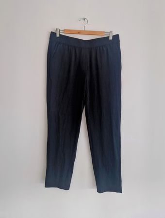 MASSIMO DUTTI Hose Schwarz Gr. M