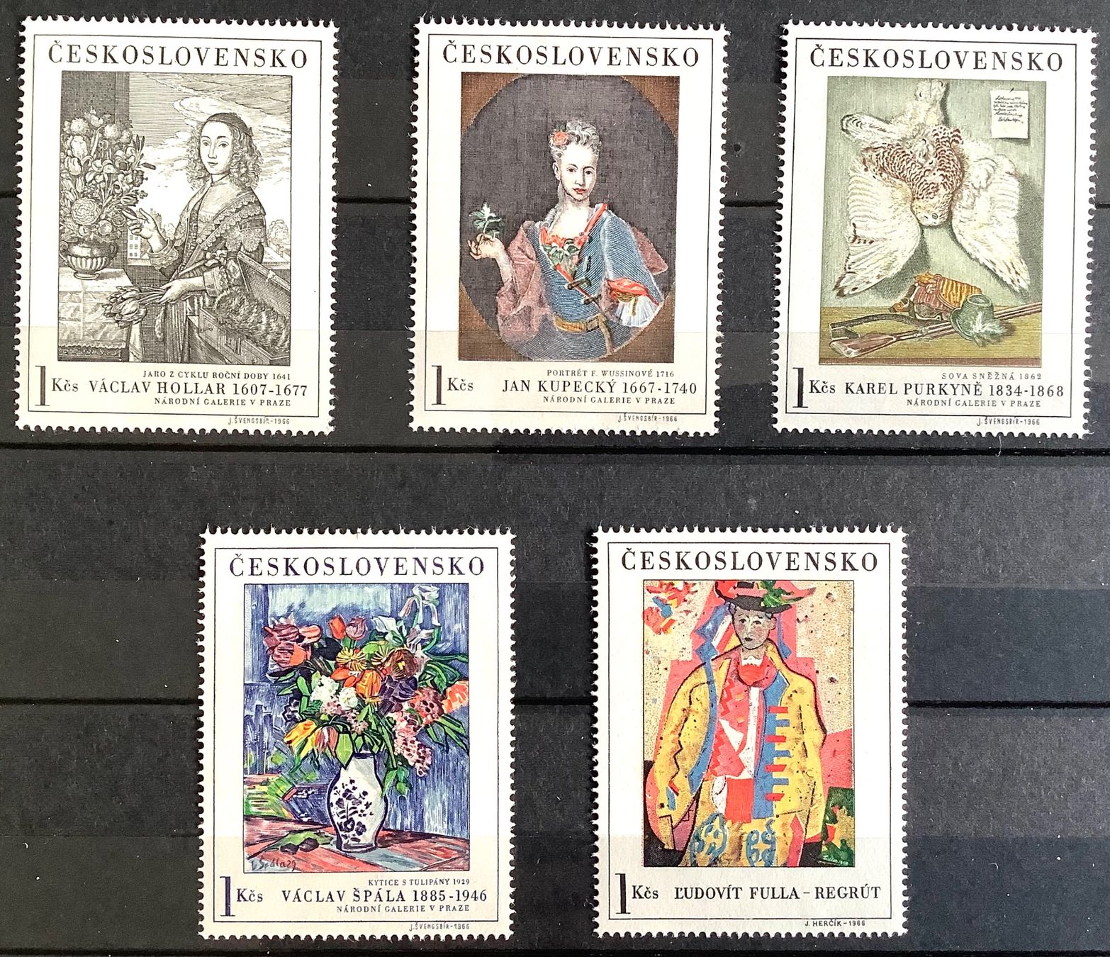 Tutti i francobolli: 1966 - Tschechoslowakei FDC Satz Kunstwerke Mi-1668-72 – Nuovo (secondo la descrizione) da Liestal venduto da Skunk02