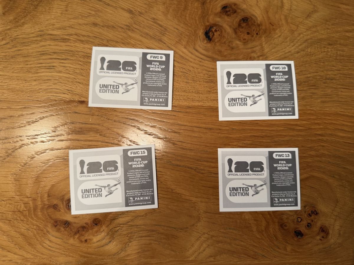Panini Carte collezionabili: Panini 26 - FWC 9, 10, 13, 15 – Nuovo (secondo la descrizione) da Frauenfeld venduto da Leandro2130 1