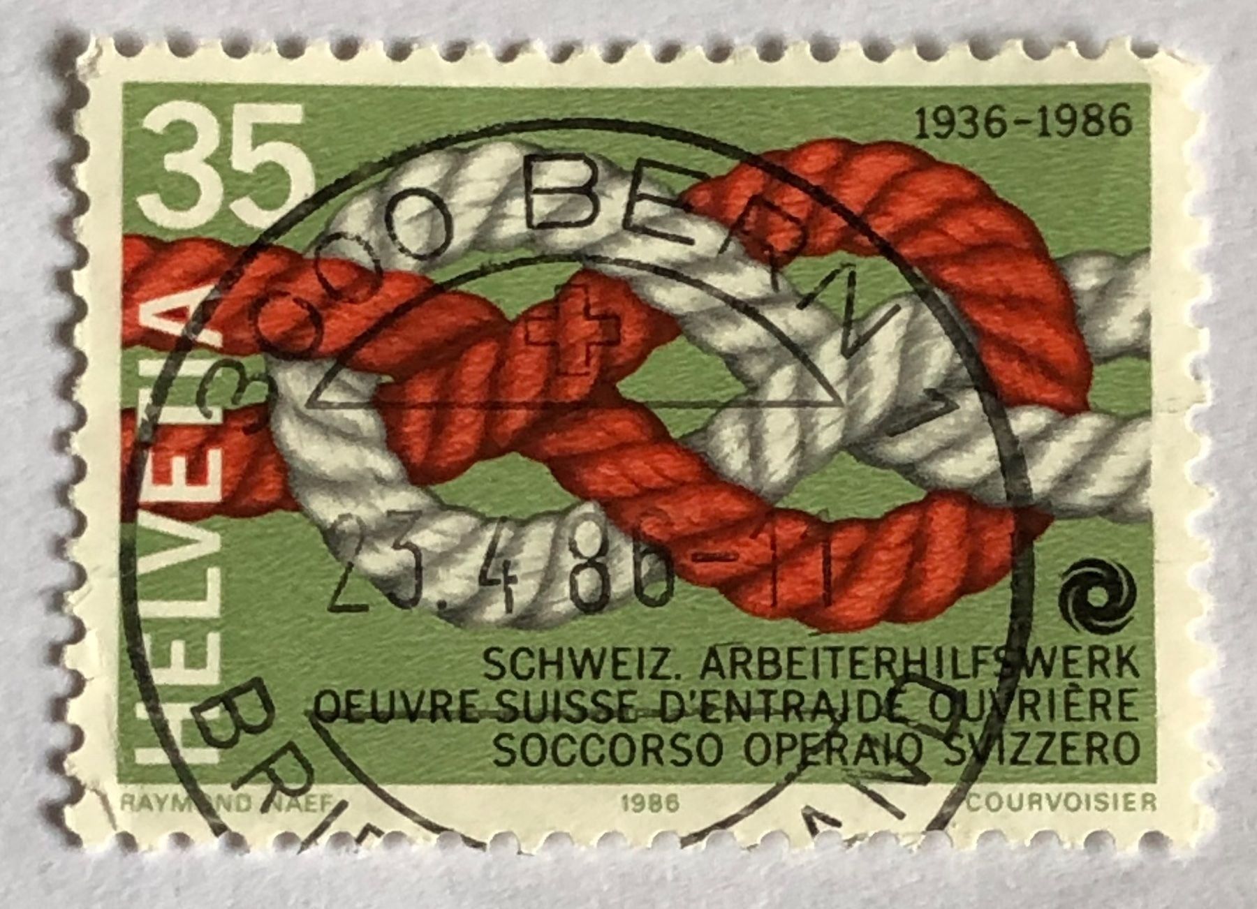 Alle Briefmarken: Nr.720  mit Vollstempel Bern – Gebraucht aus Aarau von Billa007