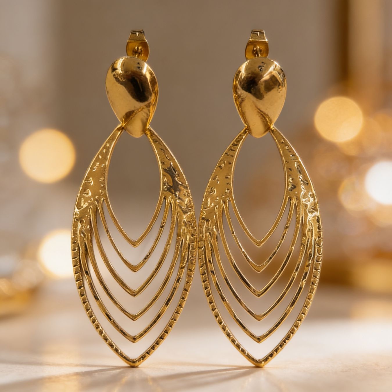 Orecchini pendenti & Orecchini a lobo: Boucles d'oreilles Or Sublime – Nuovo e nell'imballaggio originale da St-Maurice venduto da Sandrinette123 3