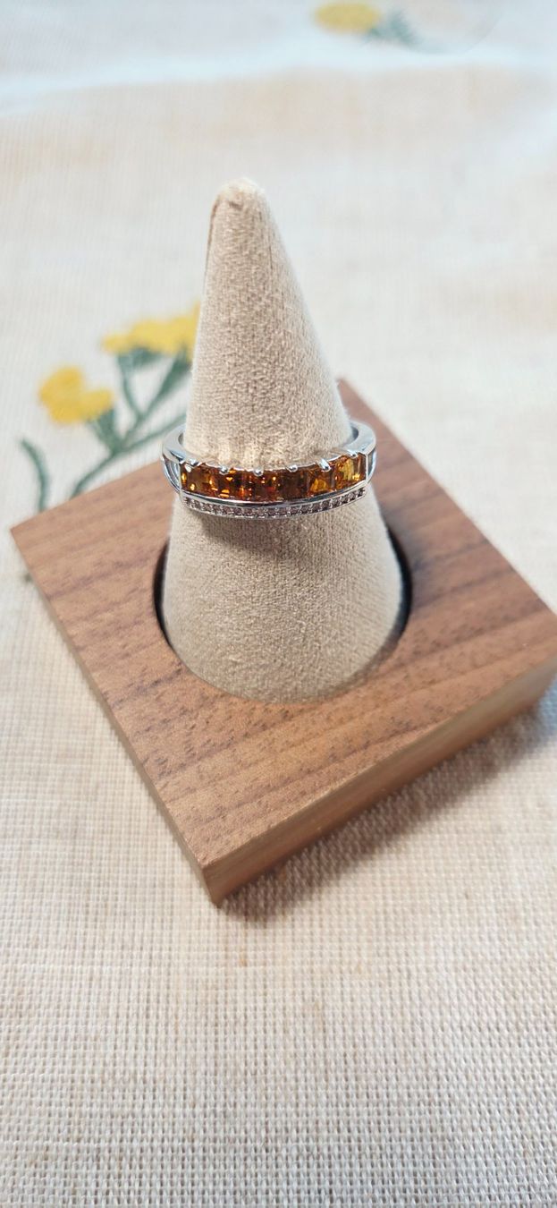 Anelli: NEW - S925 Citrine Ring (Adjustable) – Nuovo (secondo la descrizione) da Zürich venduto da cin_wcf6 3