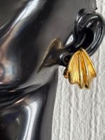 Boucles d'oreilles clip signe SOLEIL dorées