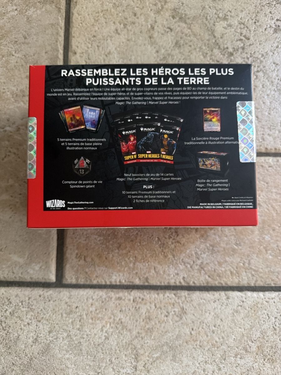 Magic The Gathering Cartes à collectionner: Magic - Marvel Super Heroes Bundle 9 boosters FR – Neuf avec emballage d'origine à Conthey par Vswissplugs.com 2