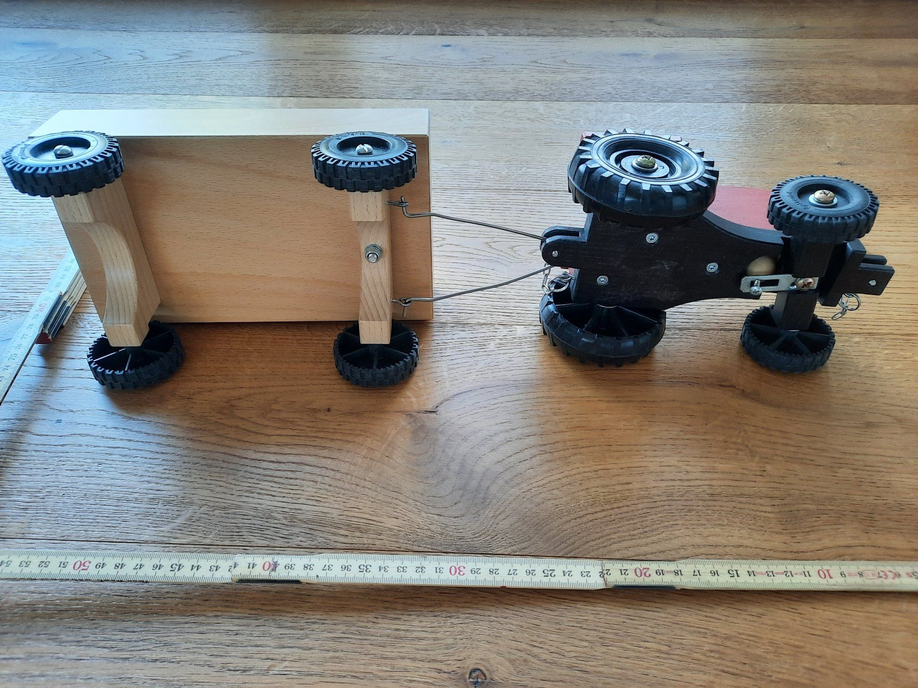 Giocattoli: Holztraktor mit Anhänger - aus Werkstätte – Usato da Altnau venduto da willpower71 3