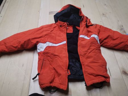 Skijacke Winterjacke Kinder 110 Orange