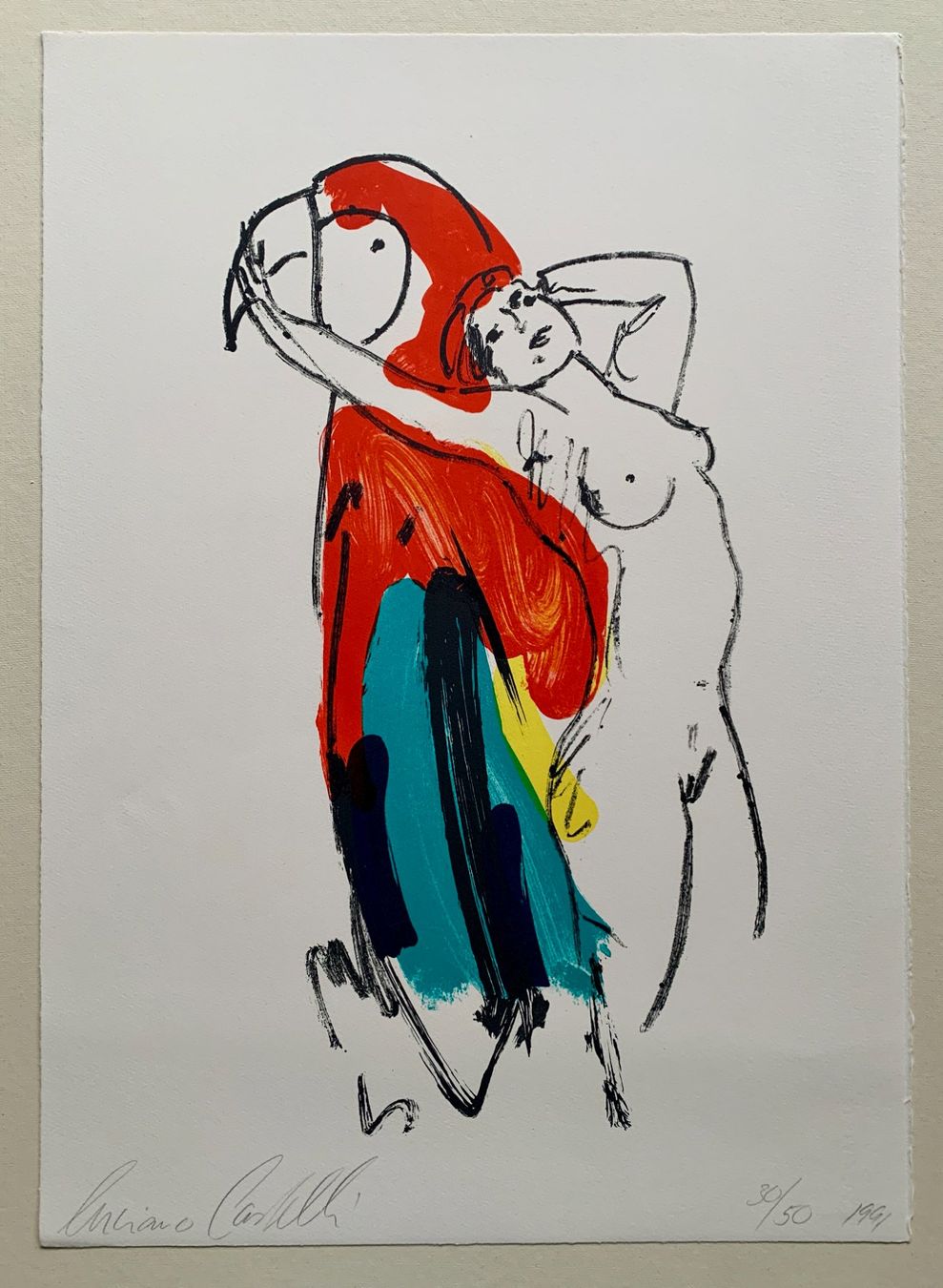 Arts picturaux & lithographies: Martin Disler, Rolf Iseli, Luciano Castelli, Alexandre Delay – D'occasion à Regensdorf par JoergR 5