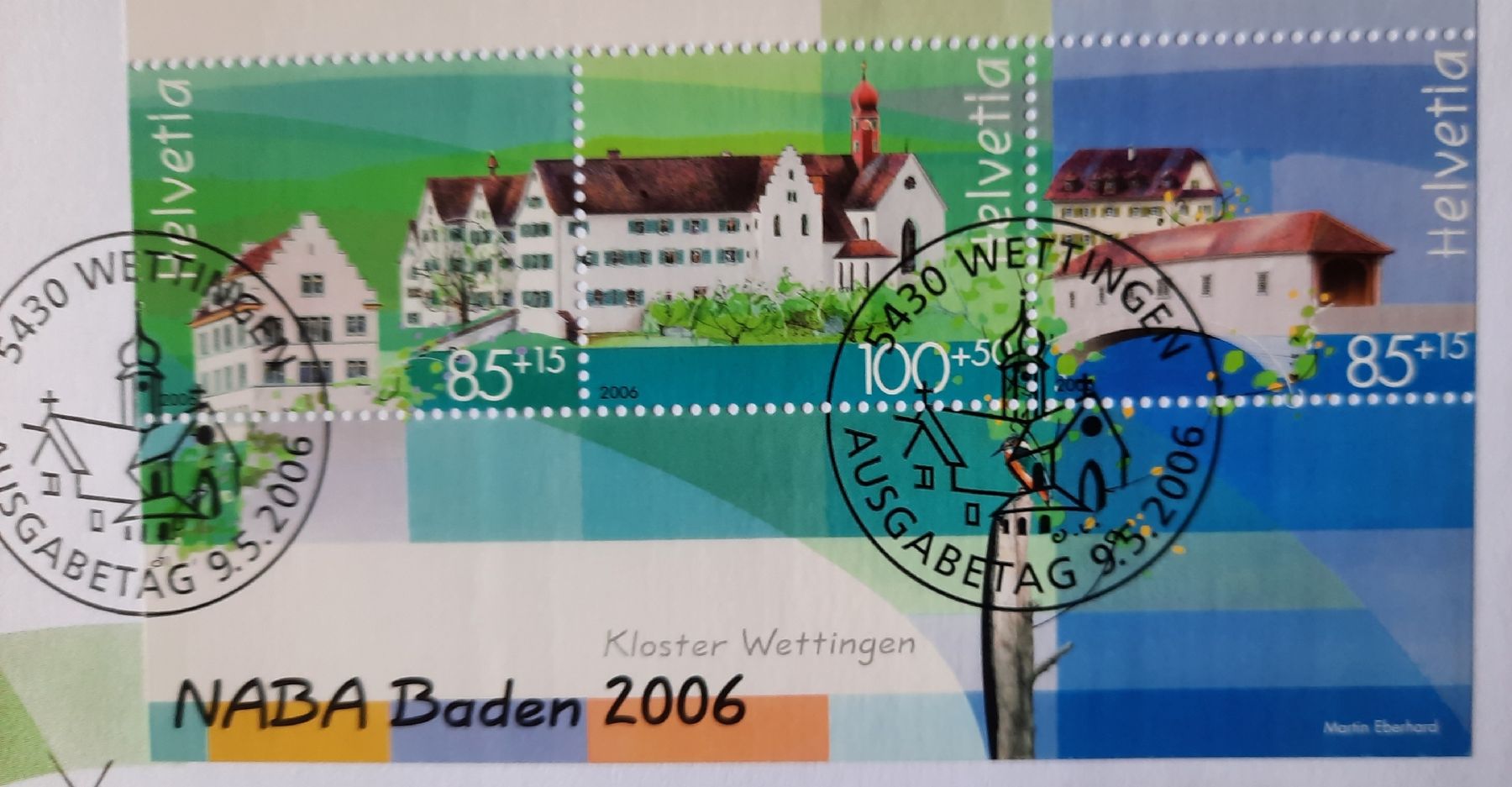 Tutti i francobolli: 10-27-8 Enveloppe NABA 2006. FDC 09.05.2006. – Usato da GENEVE venduto da Pjeronimo 1