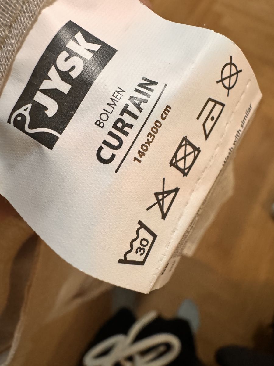 Jysk Tende: Beige Bolmen Gardine JYSK – Nuovo (secondo la descrizione) da Richterswil venduto da Manu55555 1