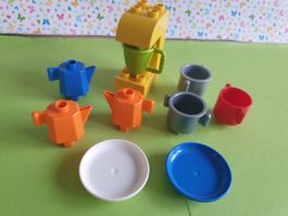 Duplo (X13) Set Küche, Kaffeemaschine, Töpfe,...