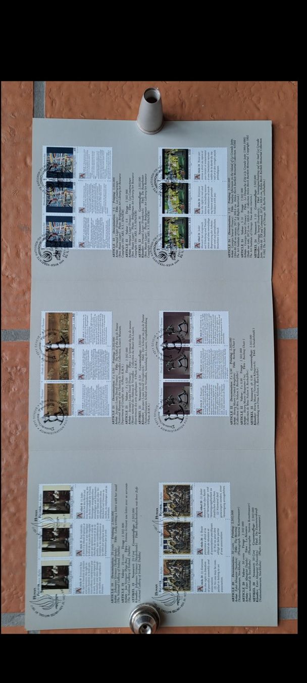 Tutti i francobolli: Vollständiges Set UNO Menschenrechte – Usato da Burgdorf venduto da Droll1 5