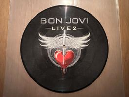 Vinyl Bon Jovi Live 2 (2014) Picture Disc 10“
