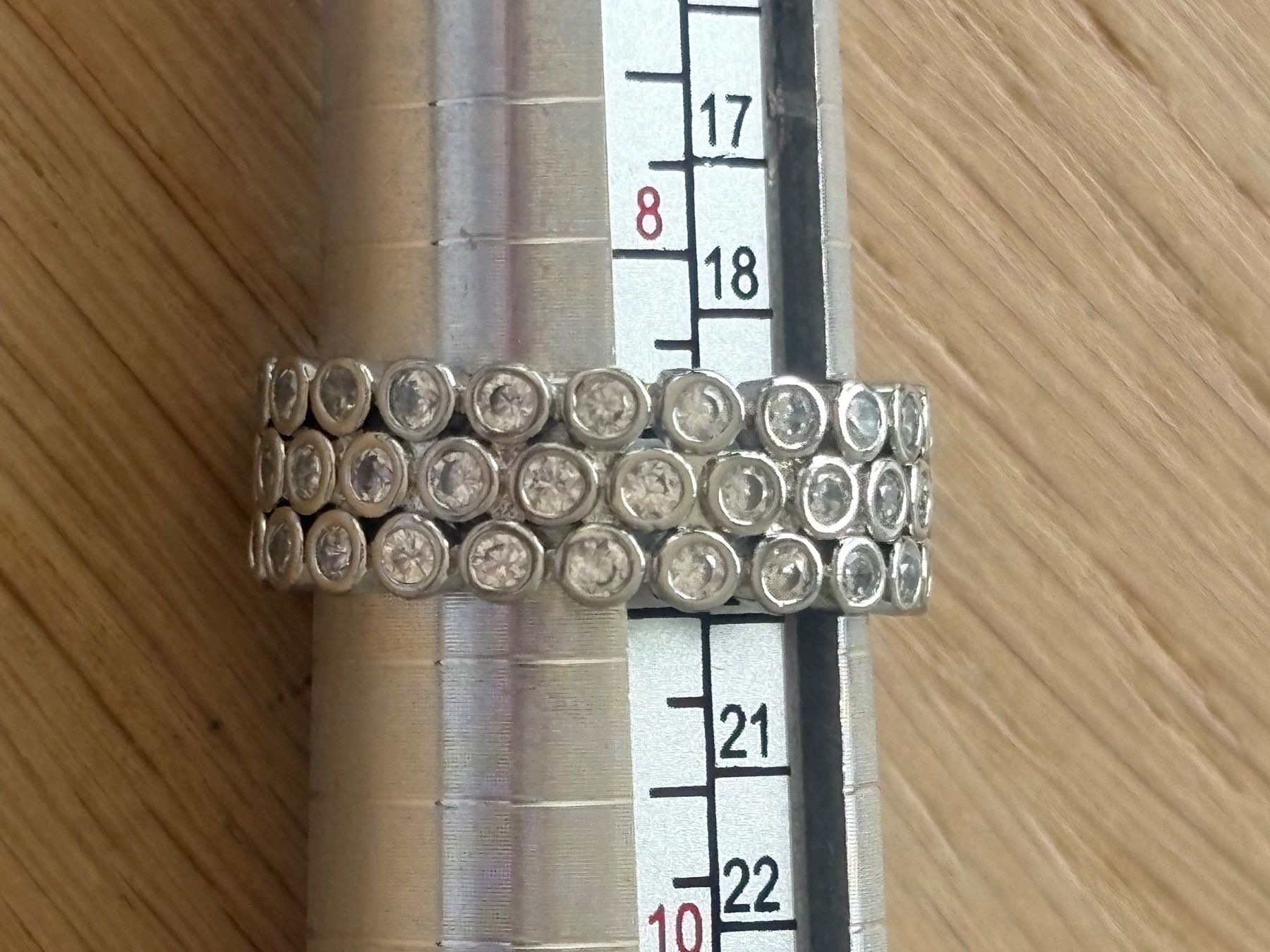 Anelli: Luxus Elegante Gr: 19:9 Ring mit  Zirkonia Farbe: Silver – Nuovo (secondo la descrizione) da Biel-Bienne venduto da Roserosse13 6