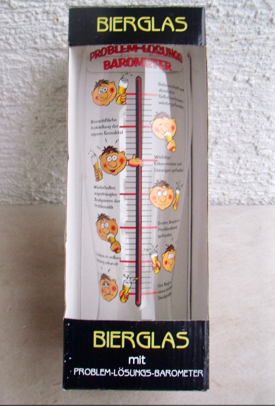 Bicchieri: Weizenglas Bierglas Problem-Lösungs BAROMETER – Nuovo (secondo la descrizione) da Rickenbach b. Wil venduto da sunneschii_ 1