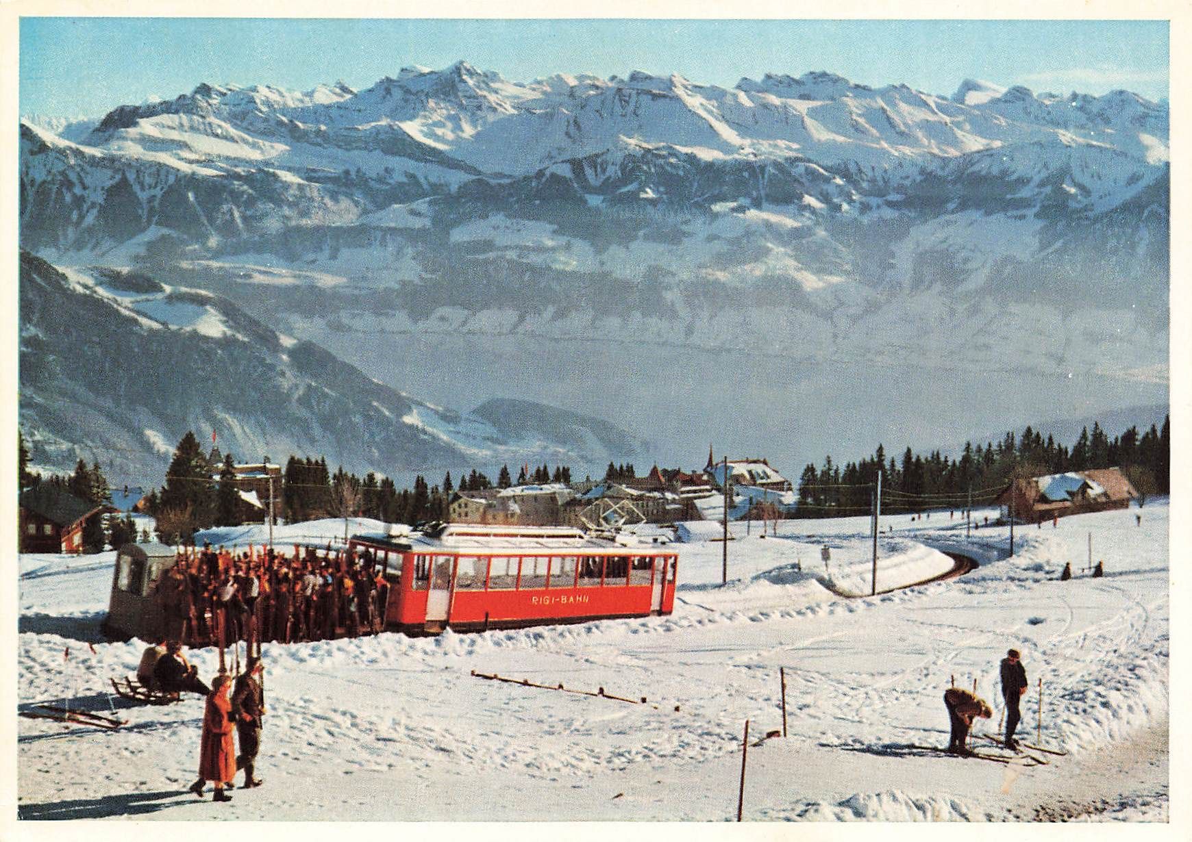 Ansichtskarten: Rigi Bahn oberhalb Vitznau LU Blick auf den Vierwaldstätters – Gebraucht aus Biasca von Blenio71