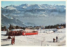 Rigi Bahn oberhalb Vitznau LU Blick auf den Vierwaldstätters