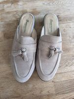 Pantoletten Damen Beige Grösse 38 neuwertig