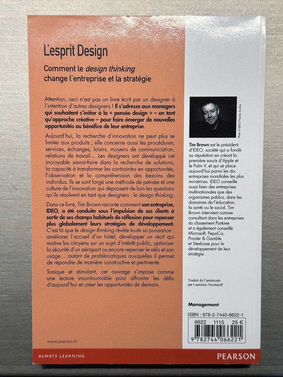 Bücher: L’esprit design - Design Thinking - Tim Brown – Gebraucht aus Biel/Bienne von  1