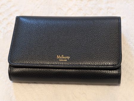 Mulberry Continental French Purse Medium Black New in Box