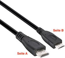 HighSpeed Monitor-Kabel Adapter-Kabel miniHDMI-zu-HDMI ST/ST