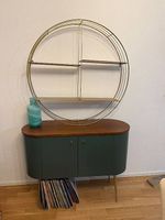 Etagère murale ronde dorée, 4 étagères, Maisons du Monde