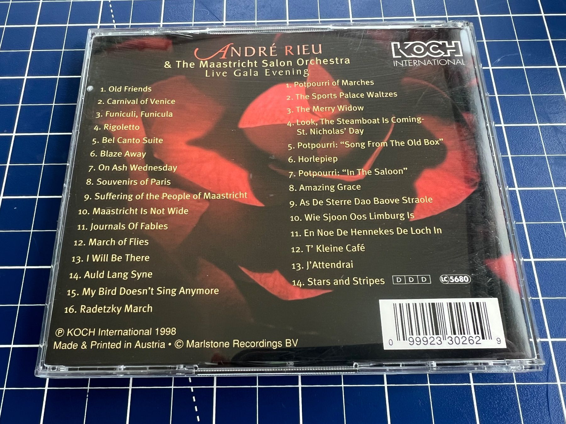 CD: André Rieu  – Live Gala Evening 2CD – Usato da st.gallen venduto da sophiephie 3