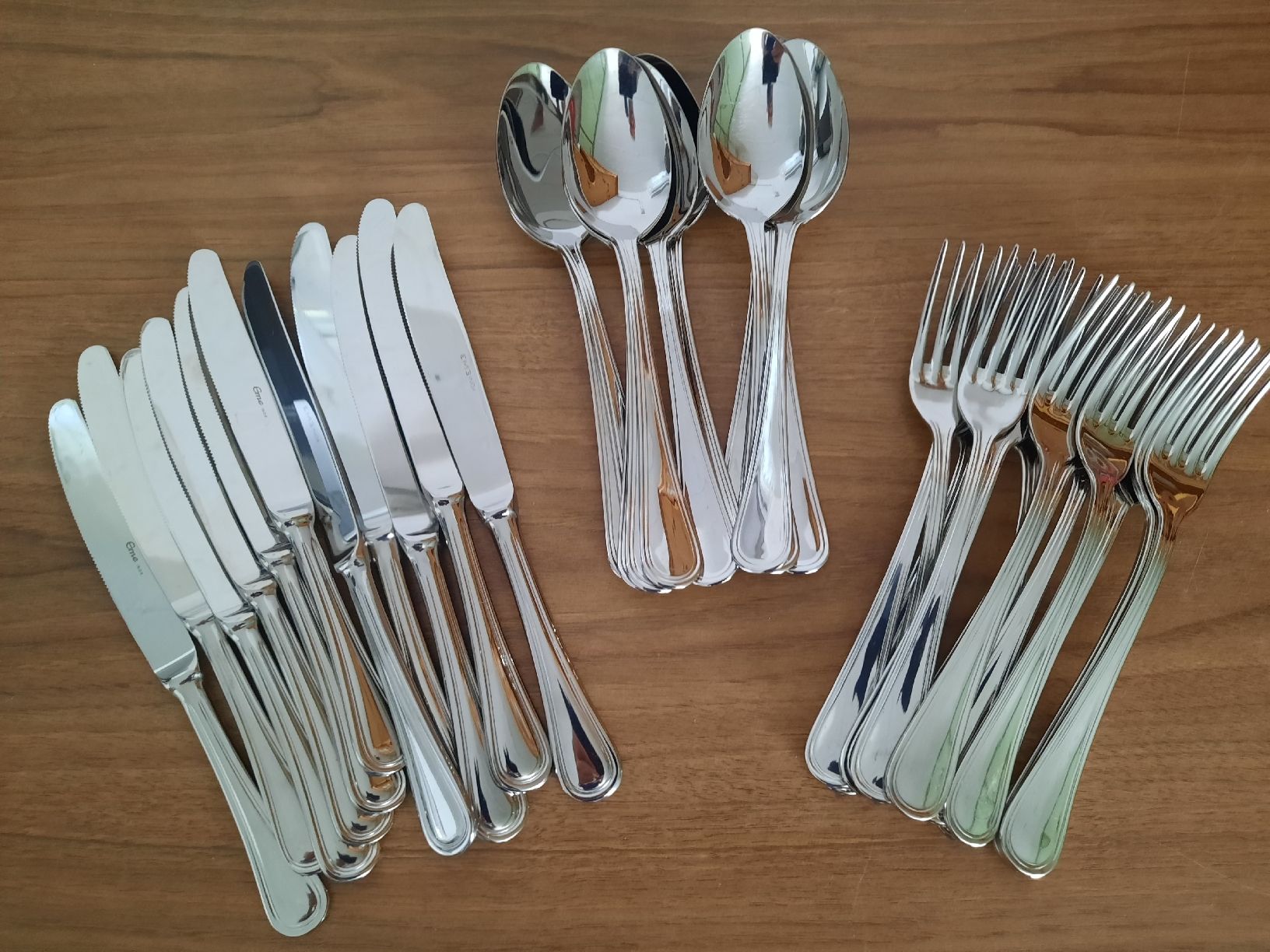 Set di posate: 38 Besteck EM3 Inox – Nuovo (secondo la descrizione) da Kollbrunn venduto da smart777 1
