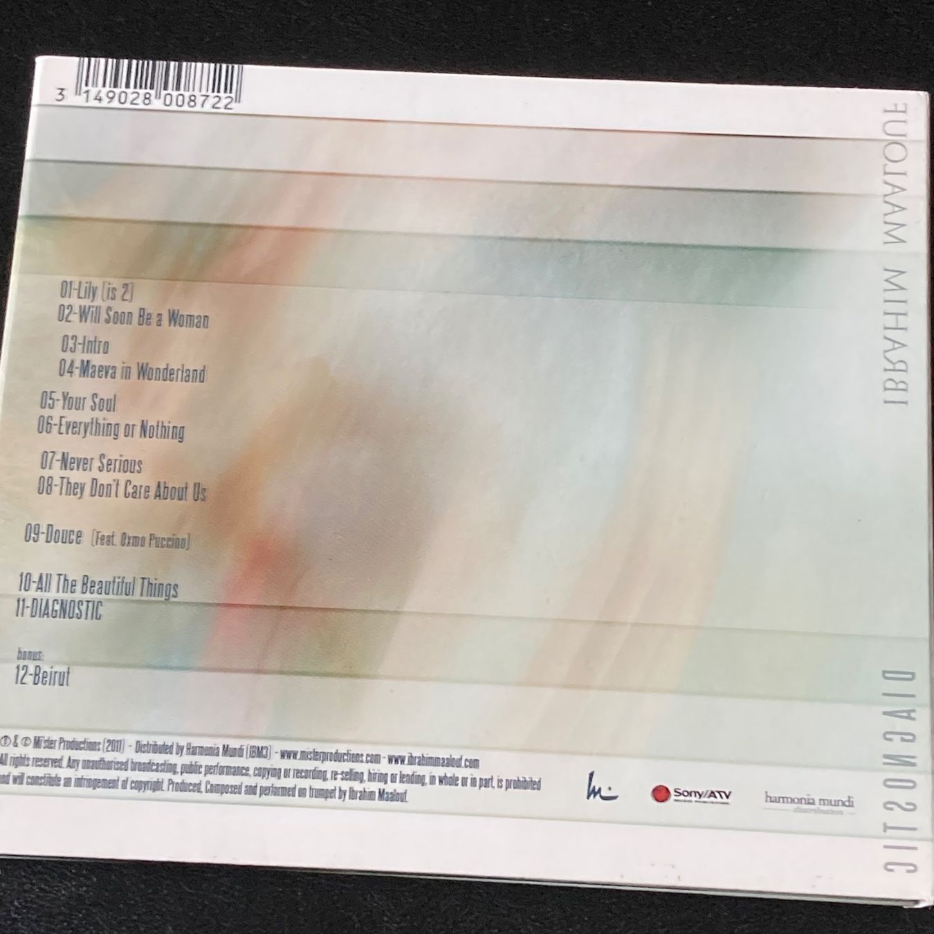 CD: Ibrahim Maalouf - Diagnostic – Usato da Bern venduto da Ntsamina 1