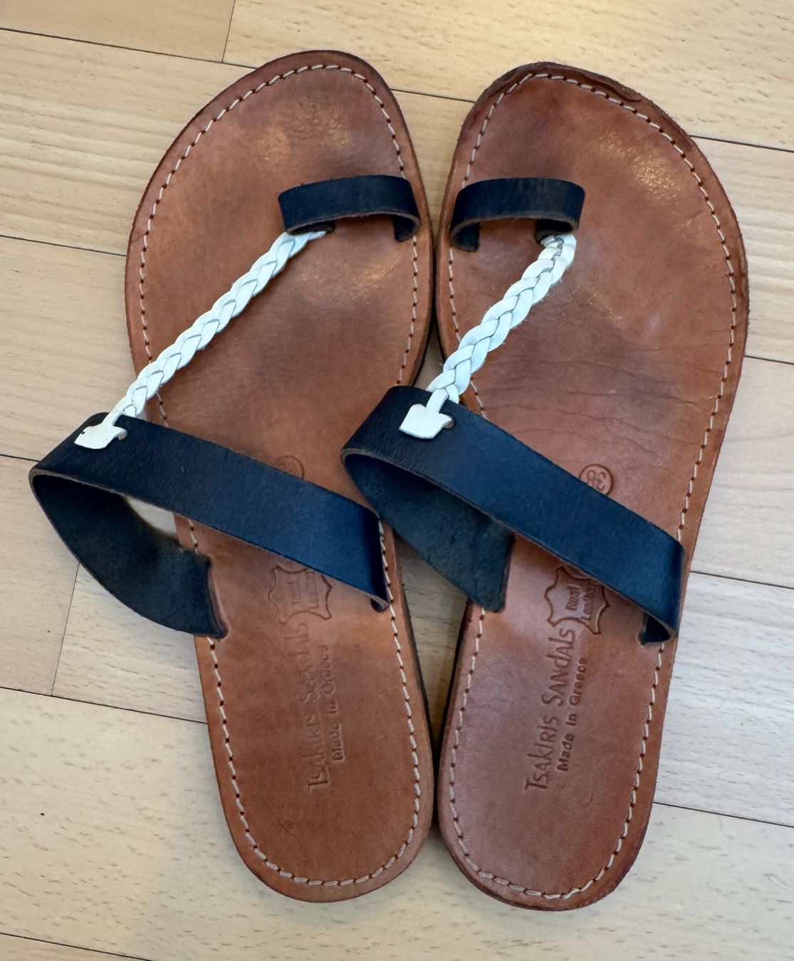 Scarpe da donna: Tsakiridis Ledersandalen, 38 – Usato da Winterthur venduto da YaV