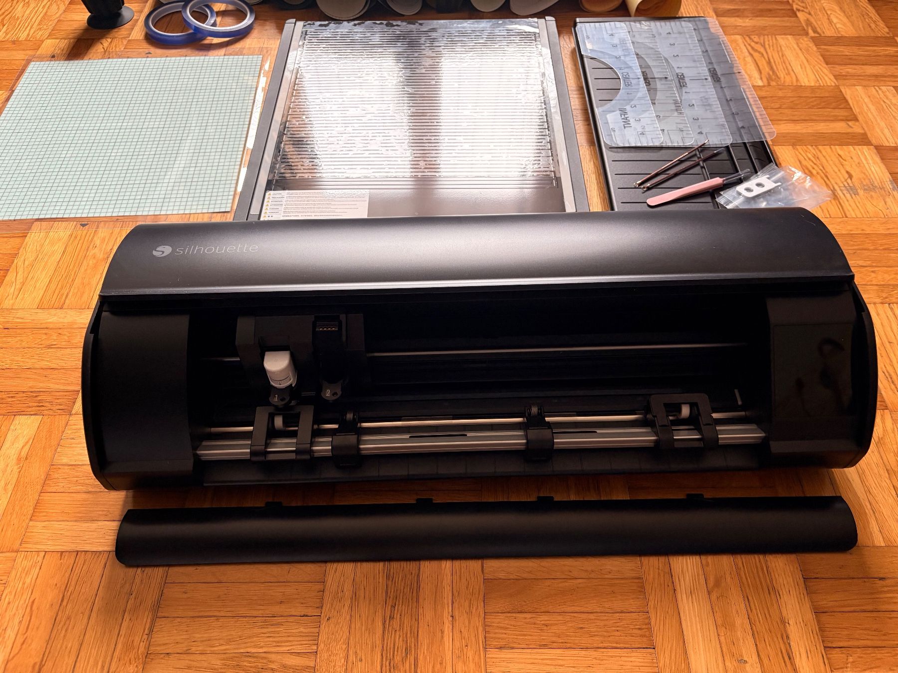 Silhouette Kit bricolage: Silhouette Schneideplotter mit Zubehör, Top Zustand! – Usato da Rapperswil SG venduto da reb_6fhl 1