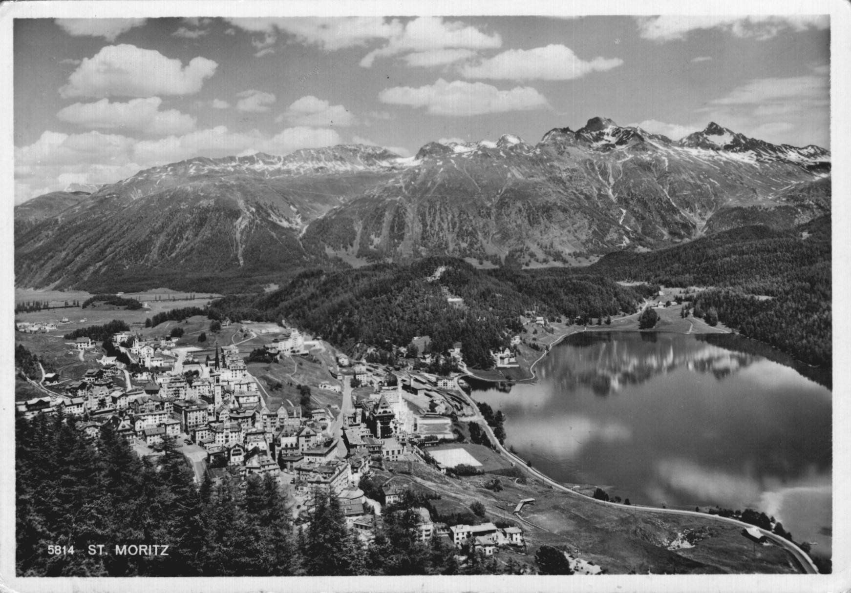 Cartes postales: Originale Vintage Ansichtskarte St. Moritz, BRB 1939 – D'occasion à Luzern par Kartenansicht