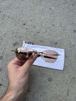 Oakley Why 8.0 Rimless Wire Sunglasses Y2K Rare Vintage