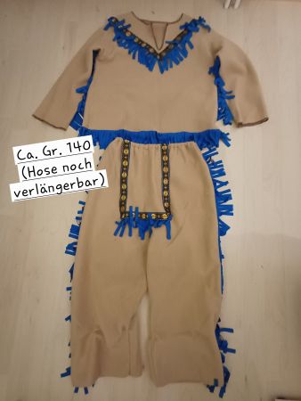 Indianer Kostüm Gr. 134/140
