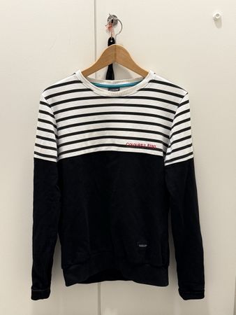 Colourful Rebel Striped Sweatshirt - Size S