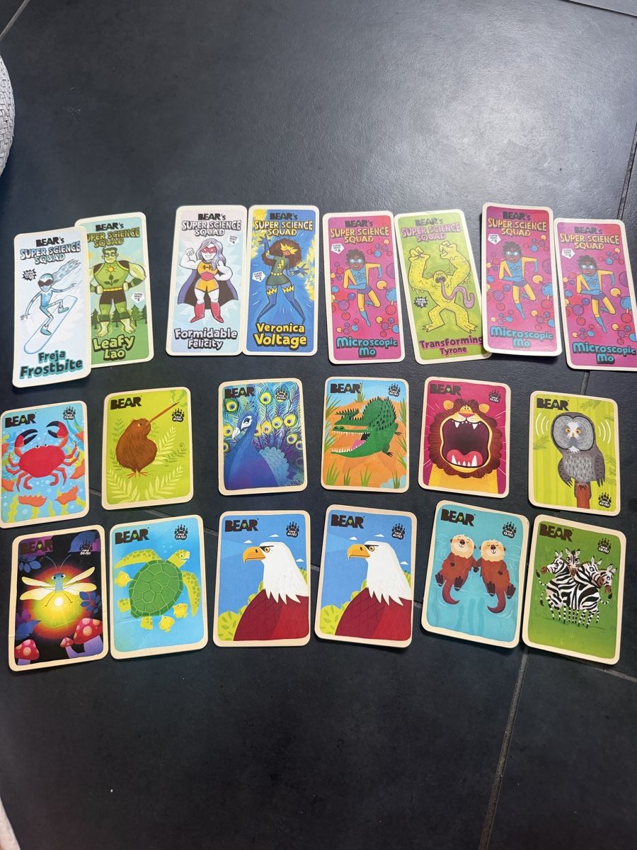 Carte collezionabili: Bear Super Science Squad Sammelkarten – Usato da Feldbrunnen venduto da cleo09