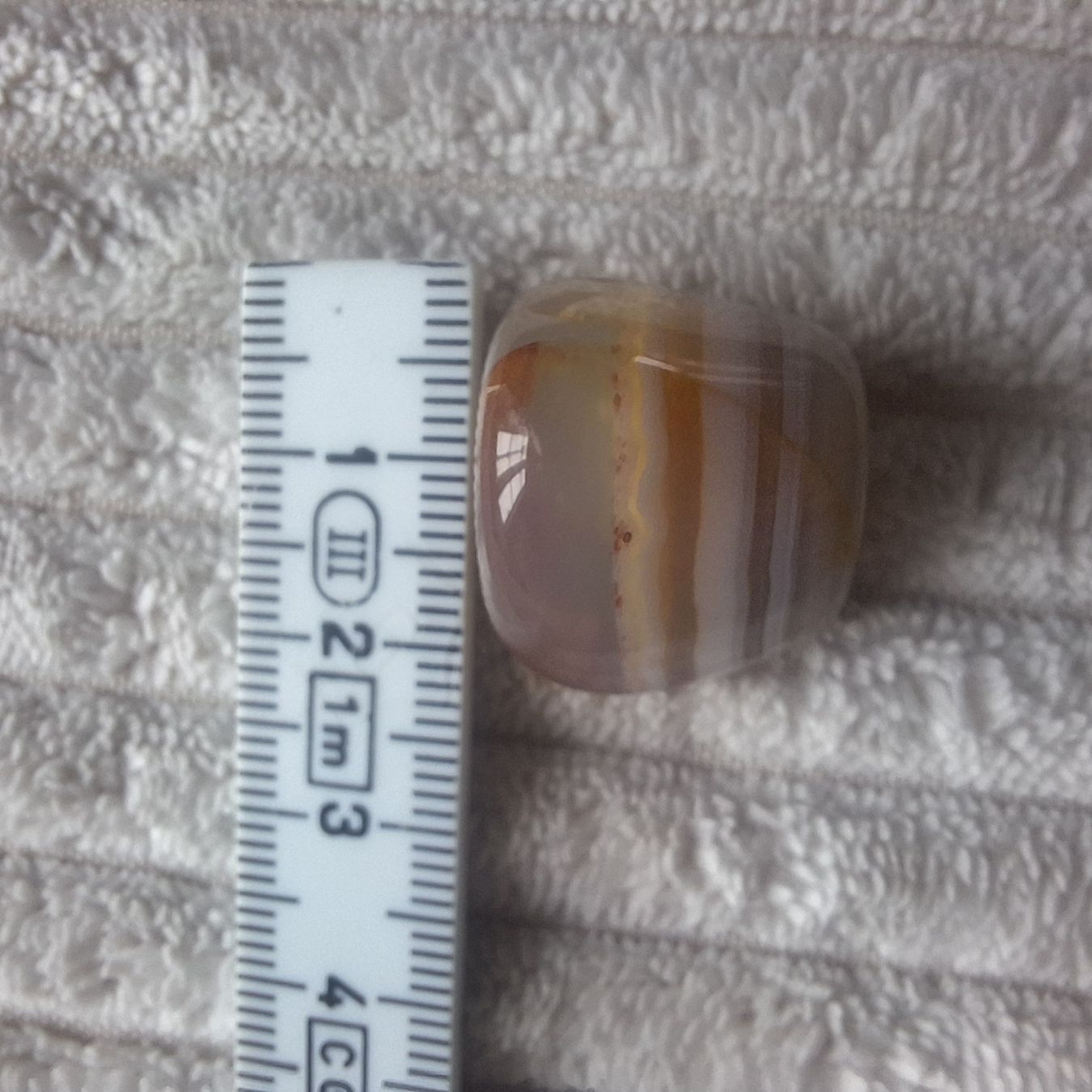 Minerali & Pietre curative: Schöner Botswana Achat Stein, Handschmeichler, ca. 2.5 cm – Usato da Aeugstertal venduto da firefly33 4