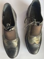 Scarpe stringate donna TG. 39 -Made in italy-cuir